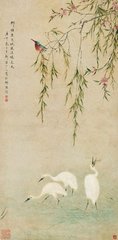 晚泊松江驿